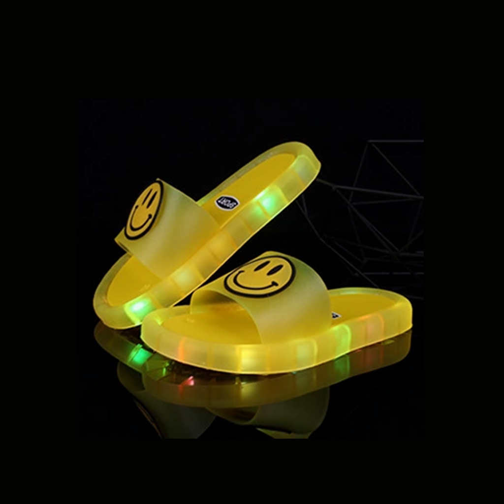 Smiley LED Kids Slippers