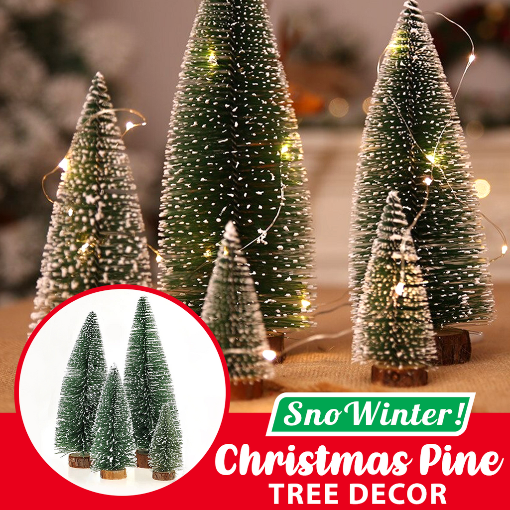 SnoWinter! Christmas Pine Tree Decor