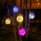 SolarLED Crystal Ball Hanging Lamp