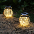 SolarLED Crystal Ball Hanging Lamp