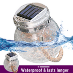 SolarLED Crystal Ball Hanging Lamp