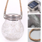SolarLED Crystal Ball Hanging Lamp