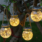 SolarLED Crystal Ball Hanging Lamp