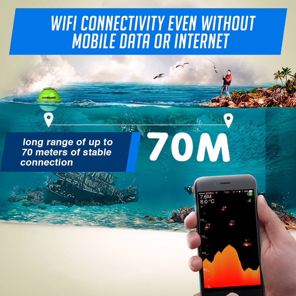 Sonar Wireless WIFI Fish Finder
