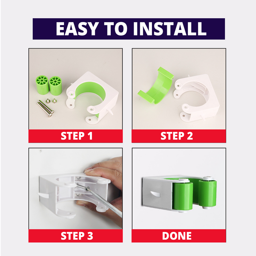 Space Saving Bike Wall Mount with Helmet Hanger