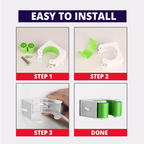 Space Saving Bike Wall Mount with Helmet Hanger