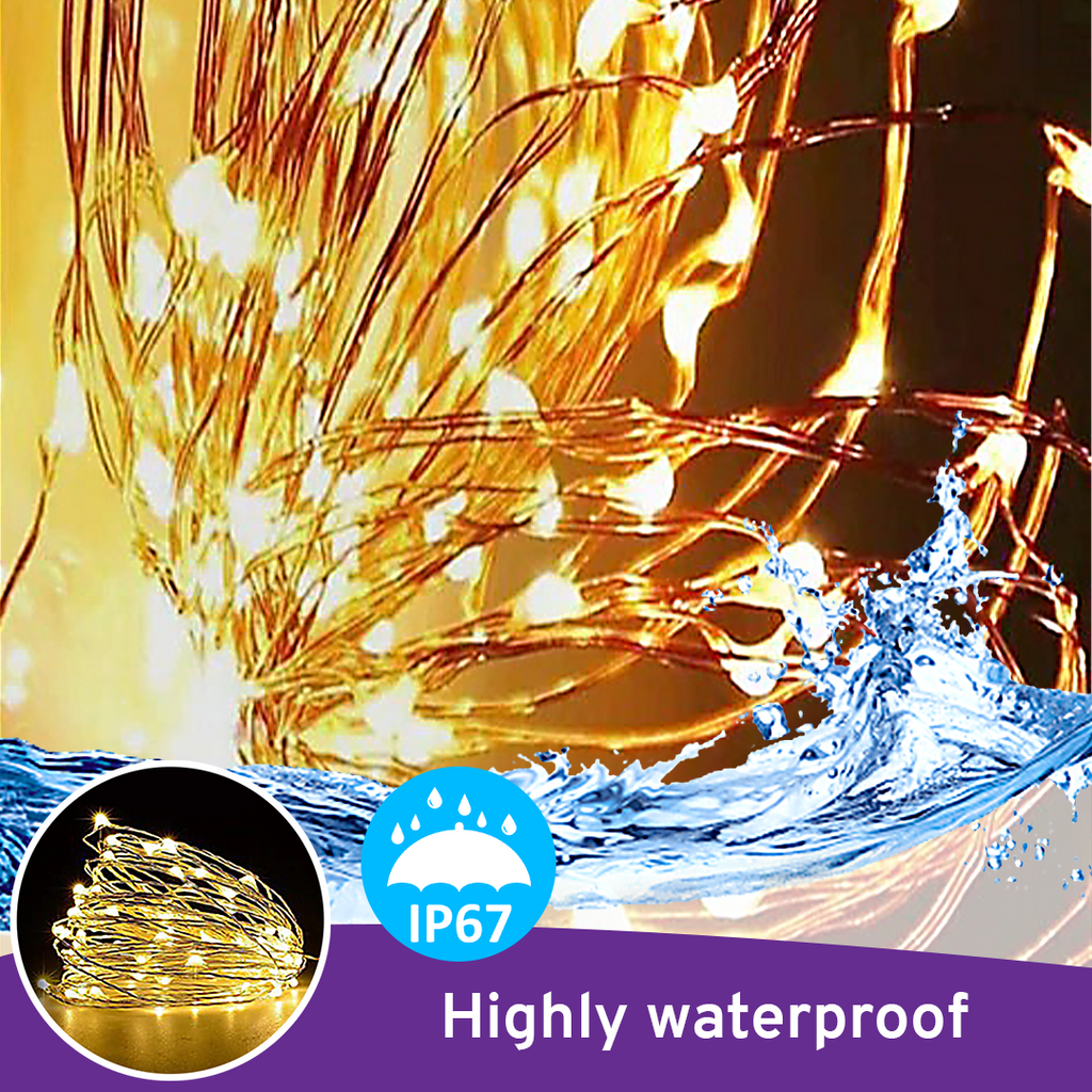 LED  Outdoor & Indoor Photoclip String Lights