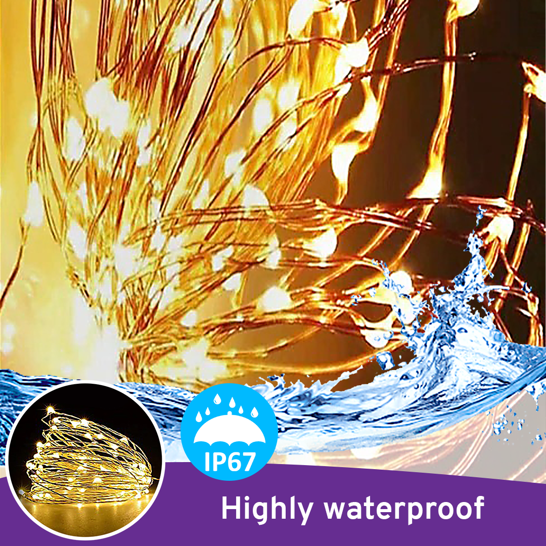 LED  Outdoor & Indoor Photoclip String Lights
