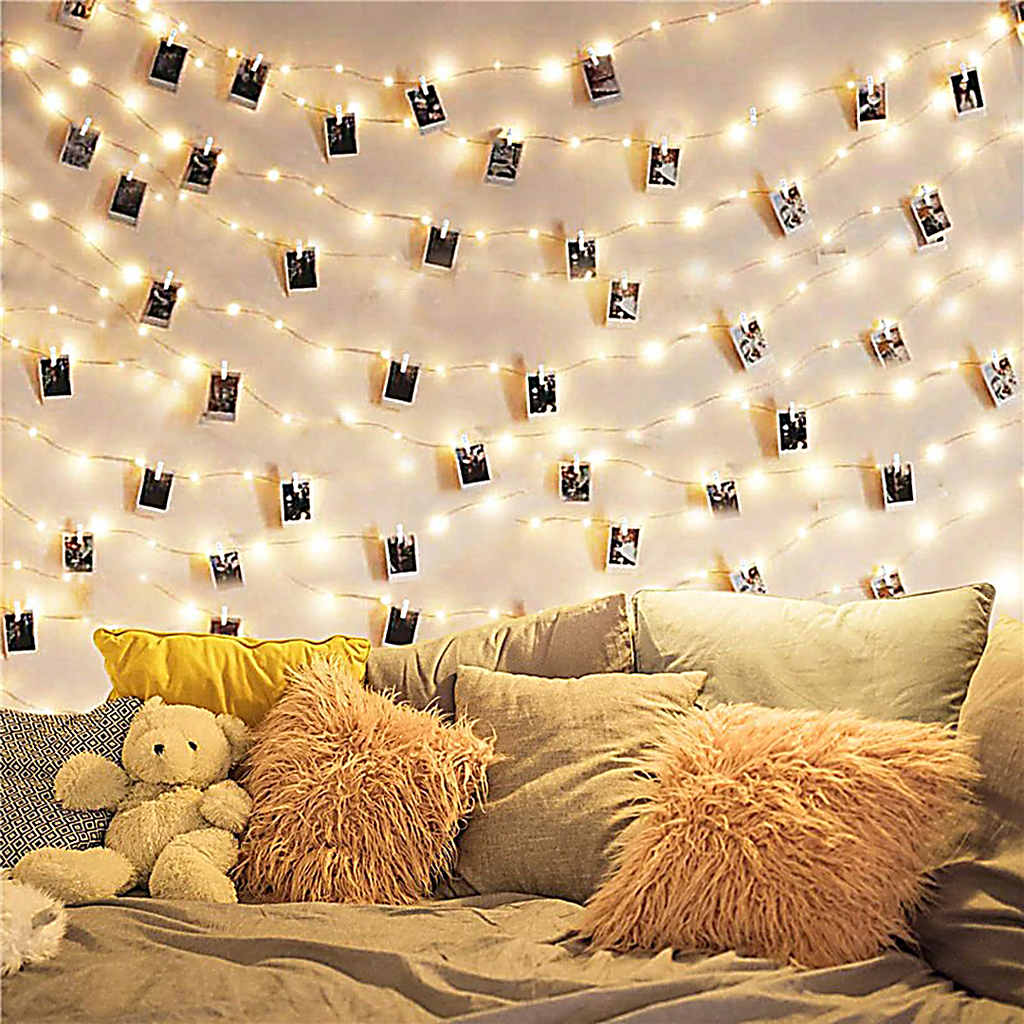 LED  Outdoor & Indoor Photoclip String Lights