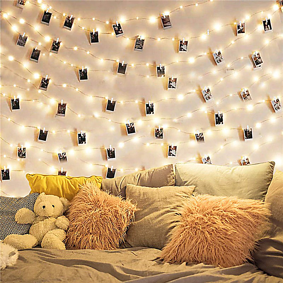 LED  Outdoor & Indoor Photoclip String Lights