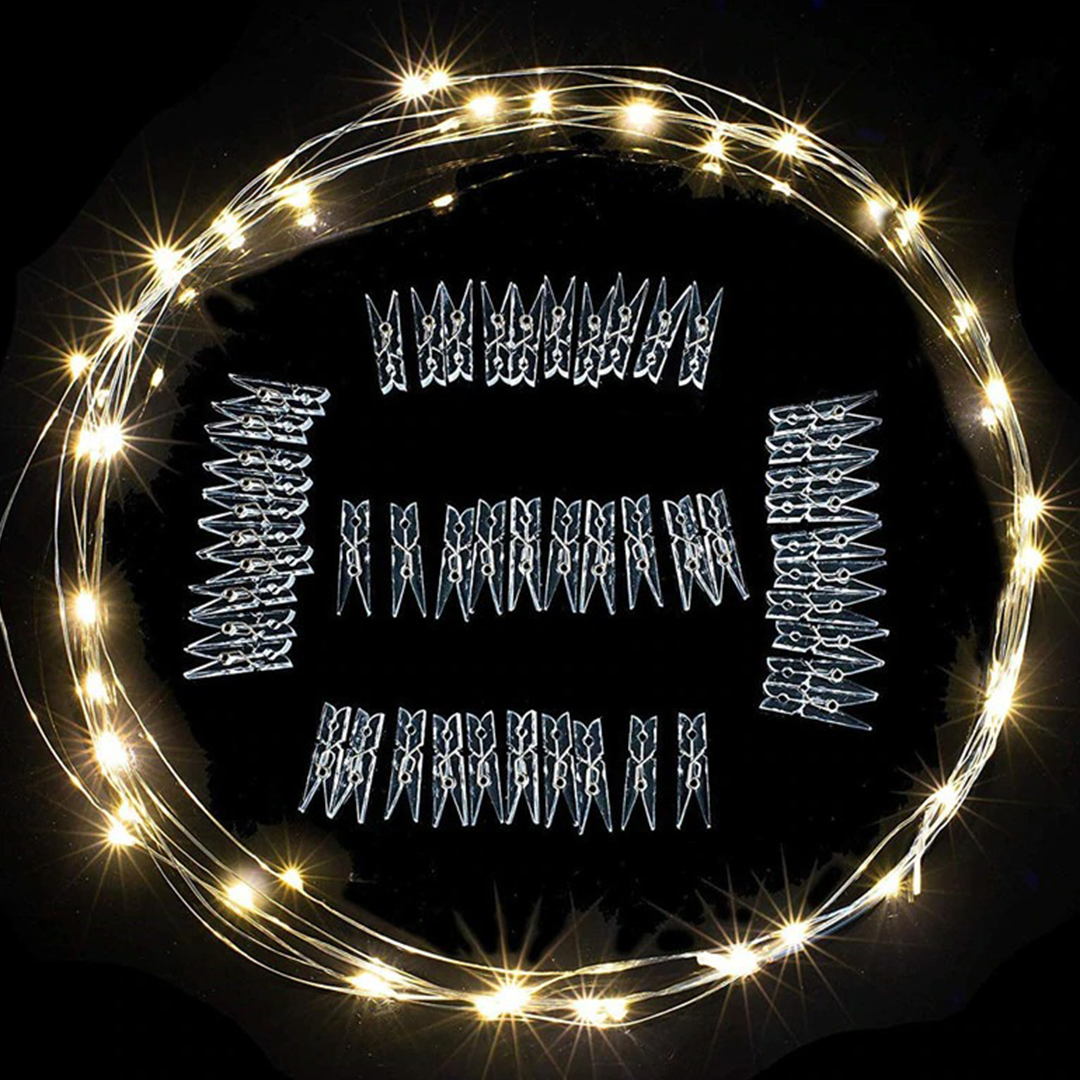 LED  Outdoor & Indoor Photoclip String Lights