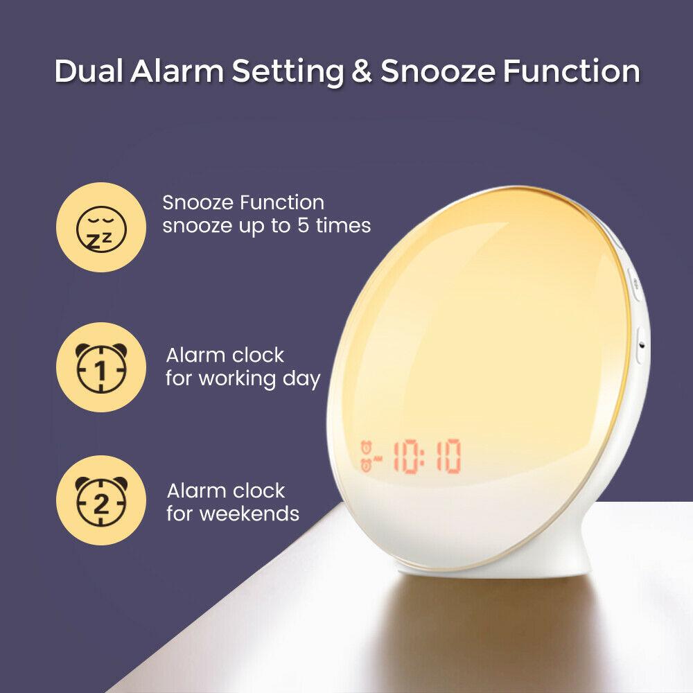 Sleepie Sunrise Simulation WiFi Controlled Alarm Clock