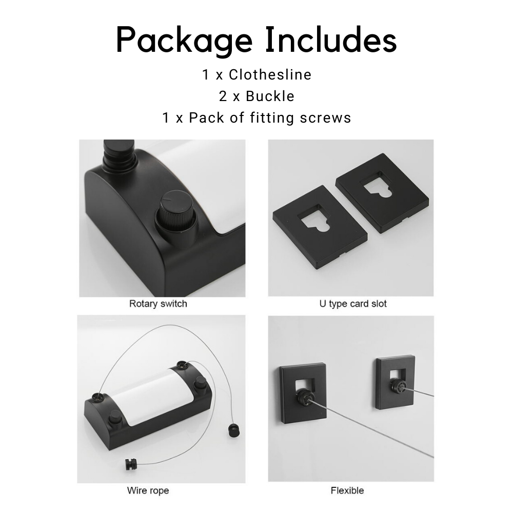 Retractable Clothes Line Dryer