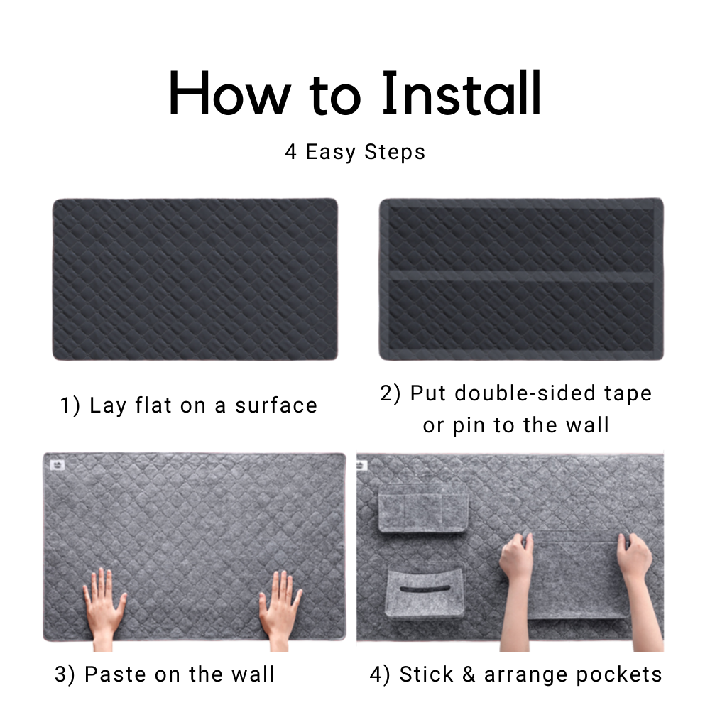 DIY Wall Felt Organizer