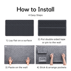 DIY Wall Felt Organizer