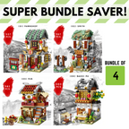 Asian-Themed Assembled Building Blocks