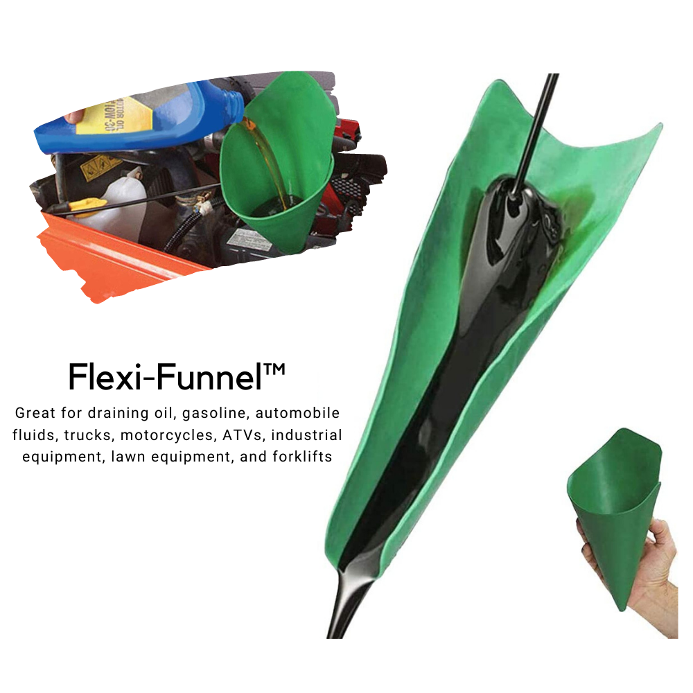Flexi-Funnel™ Mess-Free Fuel Oil Draining Tool