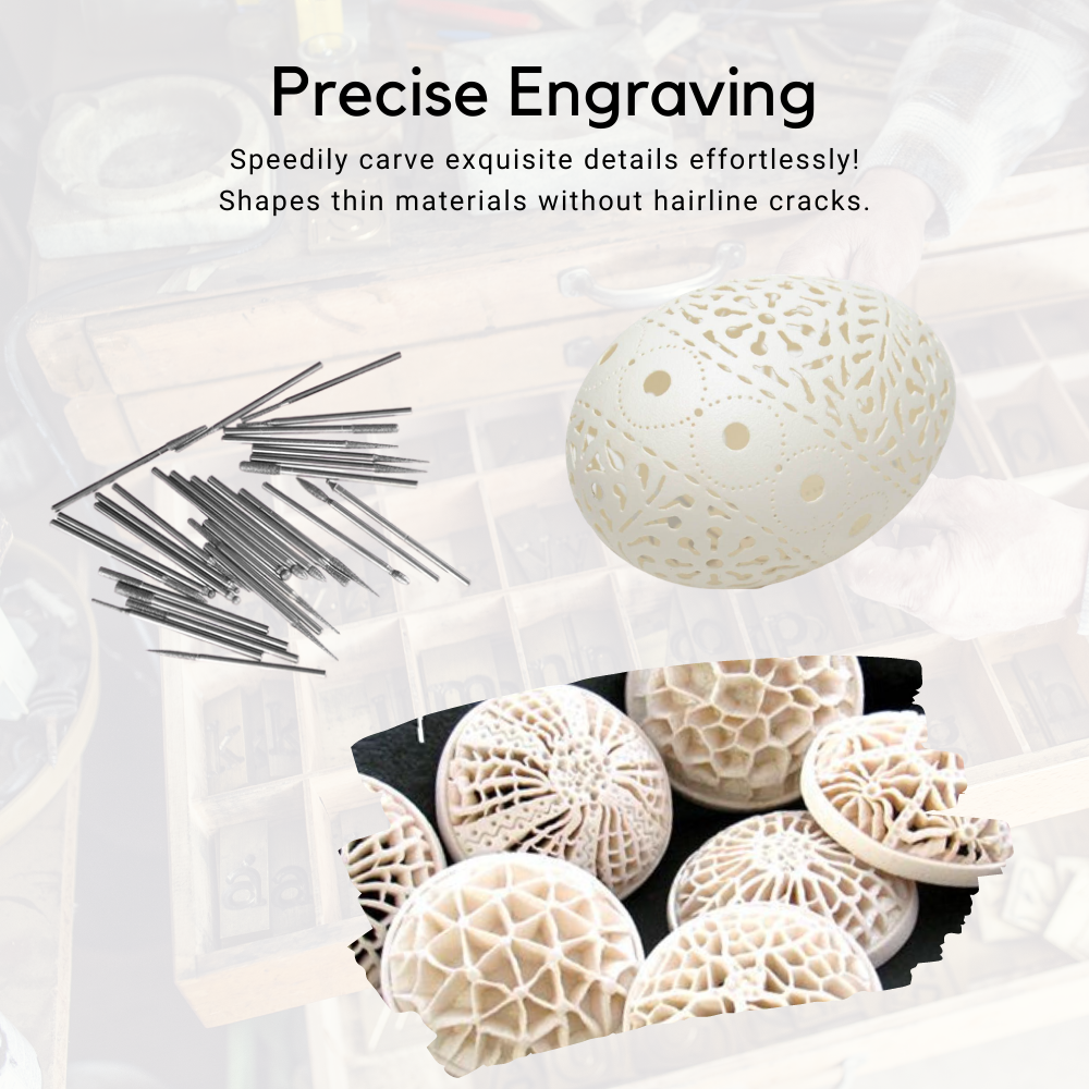 Micro-Detailing Engraving Drill Bit Set