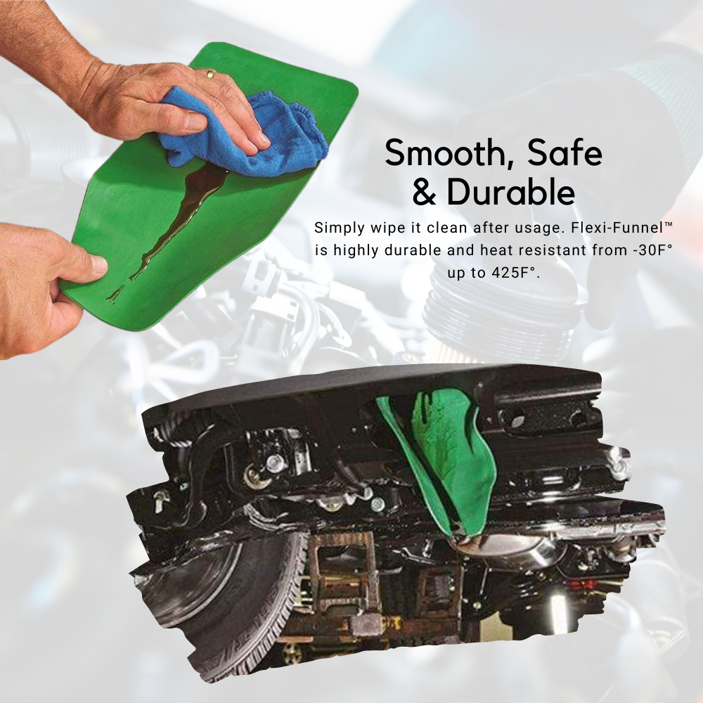 Flexi-Funnel™ Mess-Free Fuel Oil Draining Tool