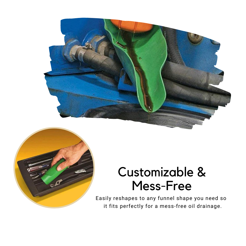 Flexi-Funnel™ Mess-Free Fuel Oil Draining Tool