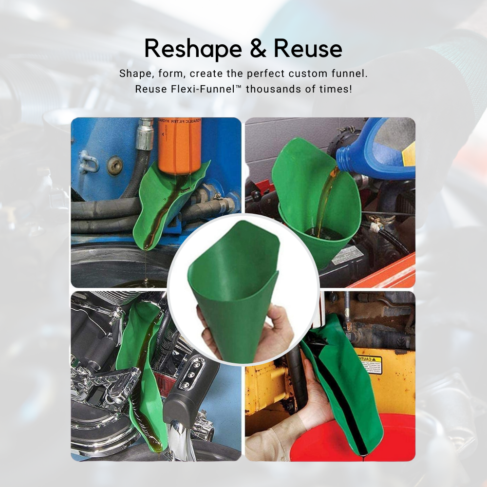 Flexi-Funnel™ Mess-Free Fuel Oil Draining Tool