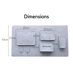 DIY Wall Felt Organizer