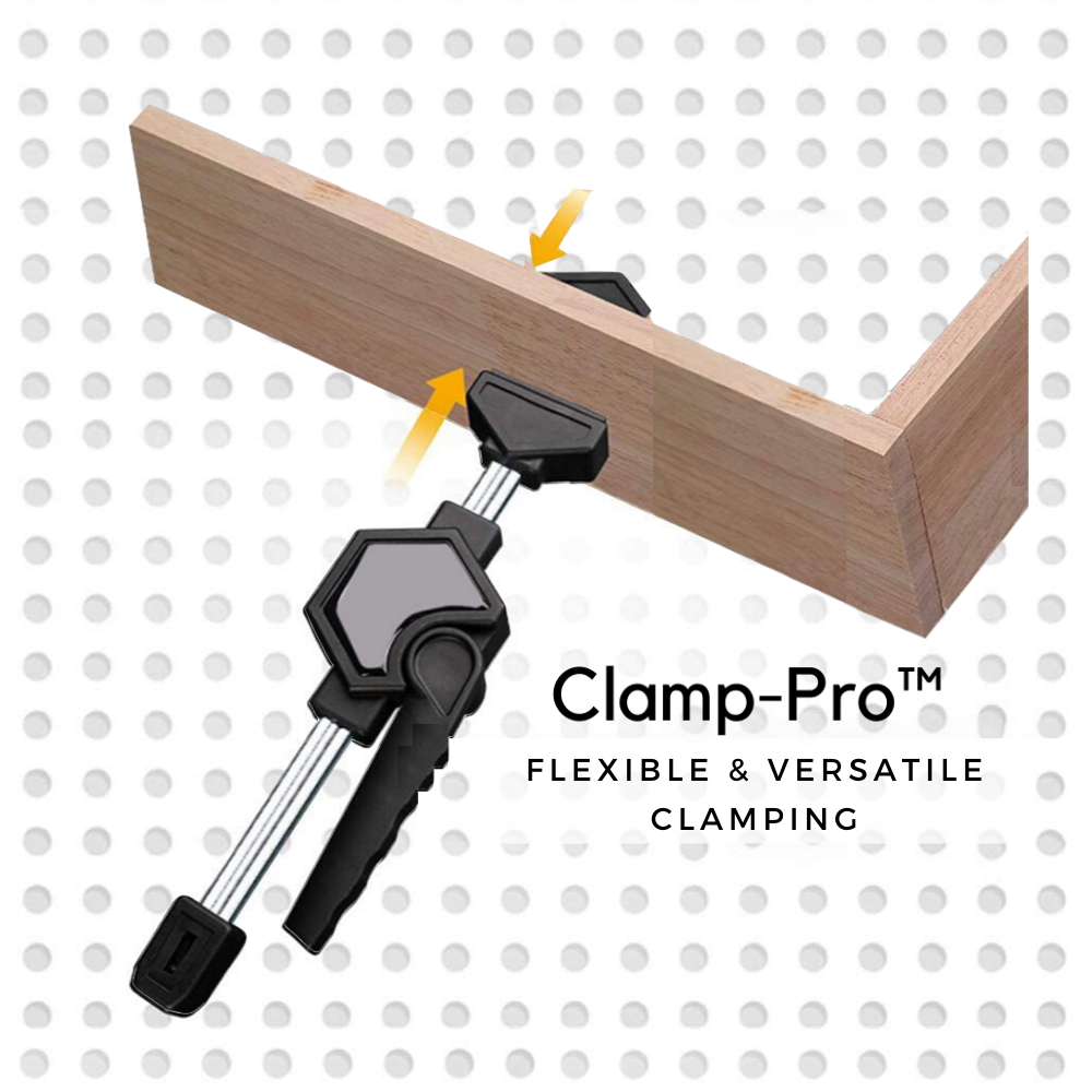 Clamp-Pro™ Woodworking Fast & Easy Clip Clamp