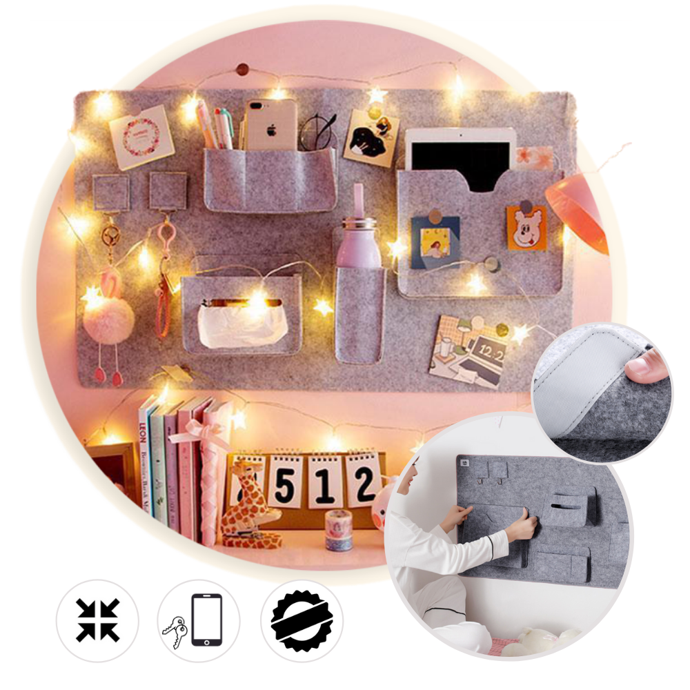 DIY Wall Felt Organizer