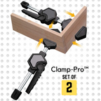 Clamp-Pro™ Woodworking Fast Fixed Clip Clamp