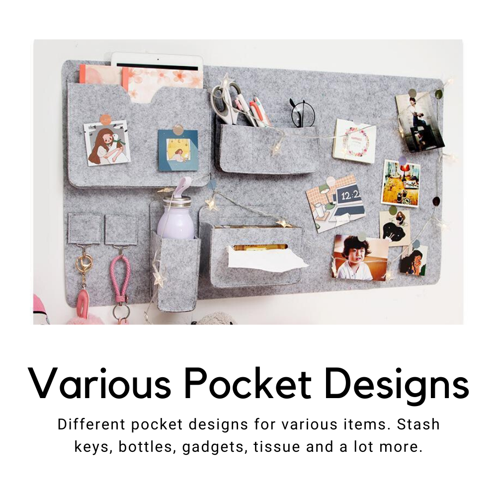 DIY Wall Felt Organizer