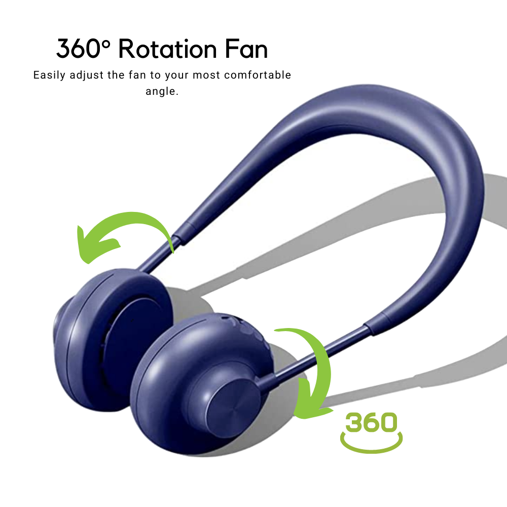 LazyFan™ Bladeless Portable Hanging Neck Fan