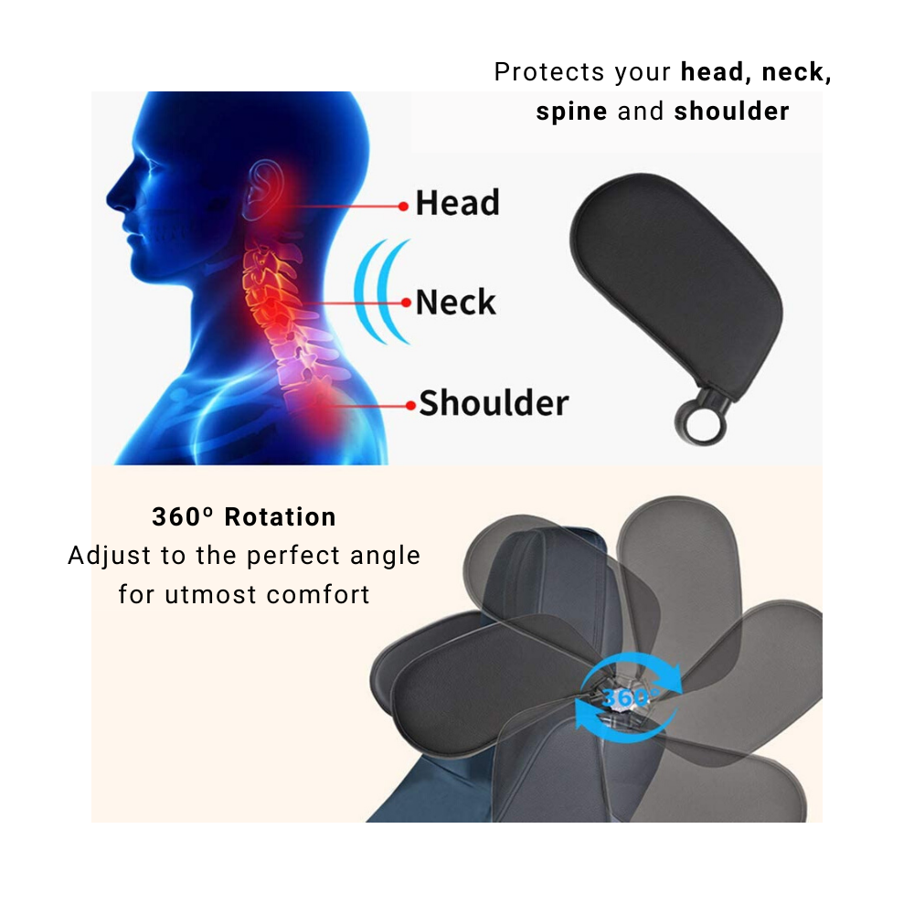 Comfy-Ride™ Car Seat Headrest