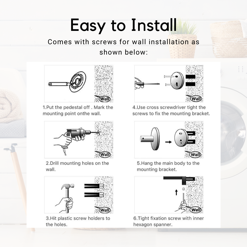 Retractable Clothes Line Dryer