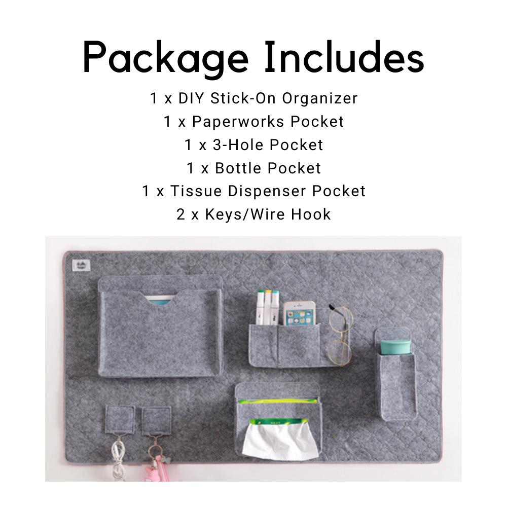 DIY Wall Felt Organizer