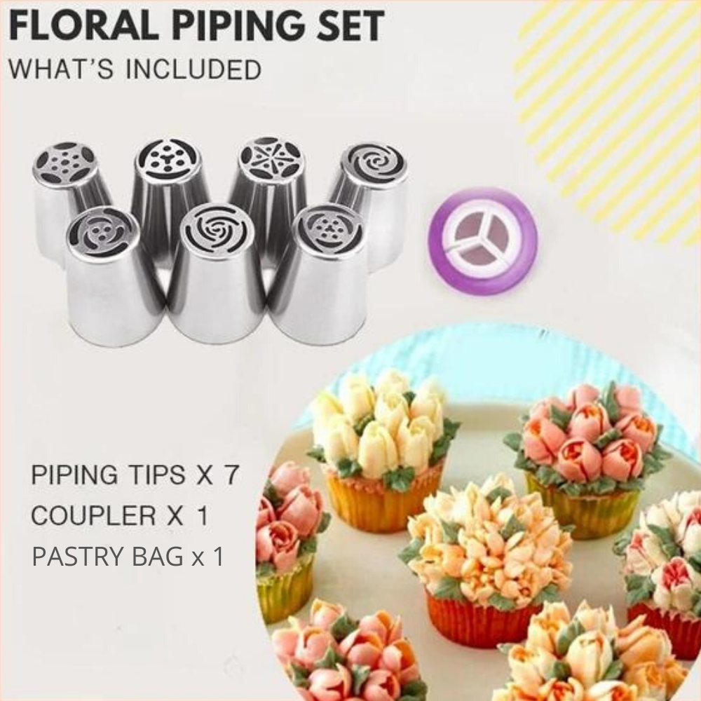 Cake Decor Piping Nozzle Set