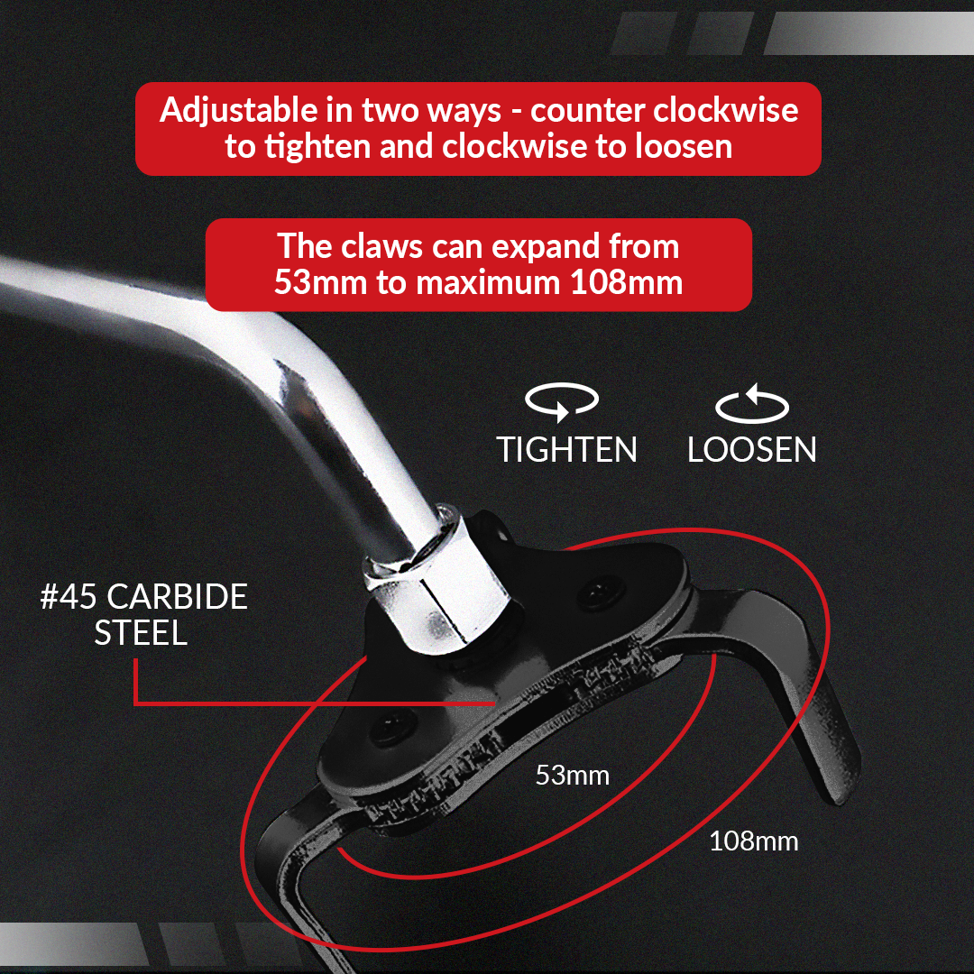 Universal Adjustable Oil Filter Wrench