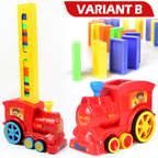 Stack ‘em Automatic Domino Block Train