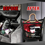 Universal Elastic Mesh Car Organizer and Divider