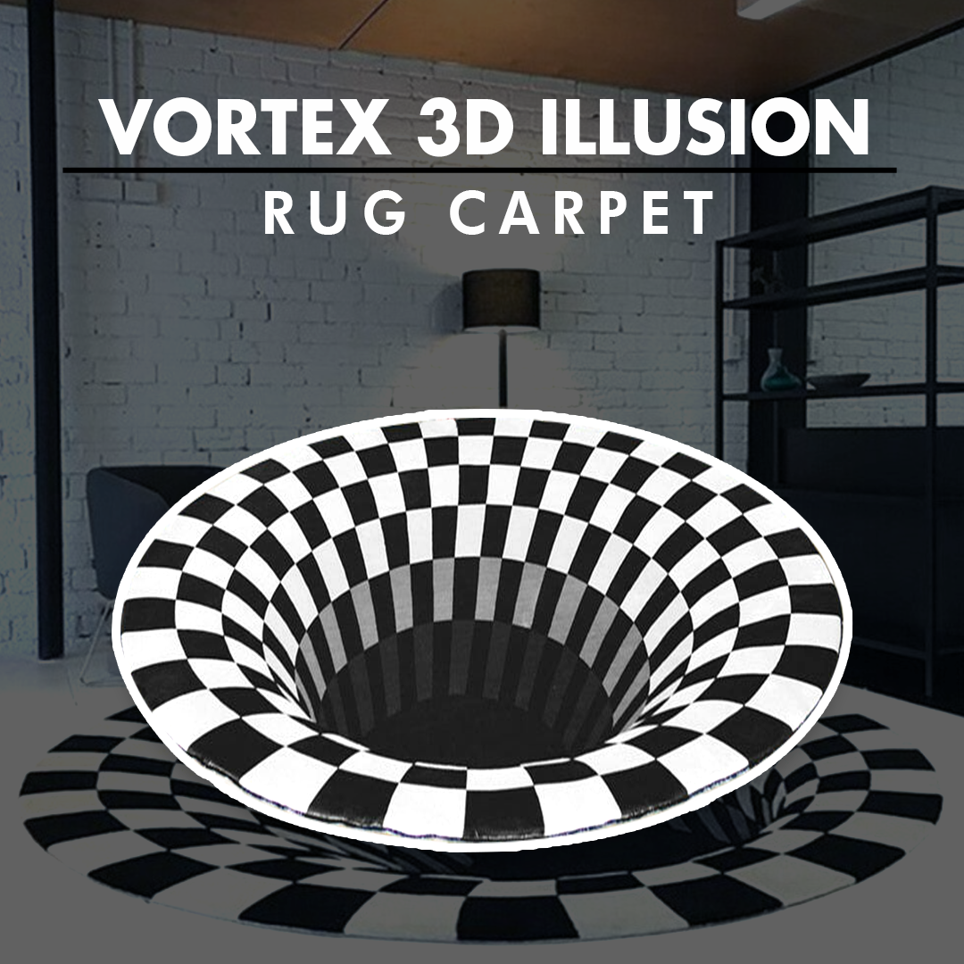 Vortex 3D Illusion Rug Carpet