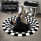 Vortex 3D Illusion Rug Carpet