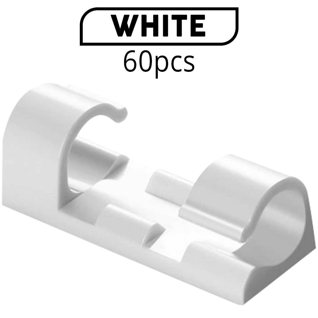 HomeFix Adjustable Cable Clips Stickers