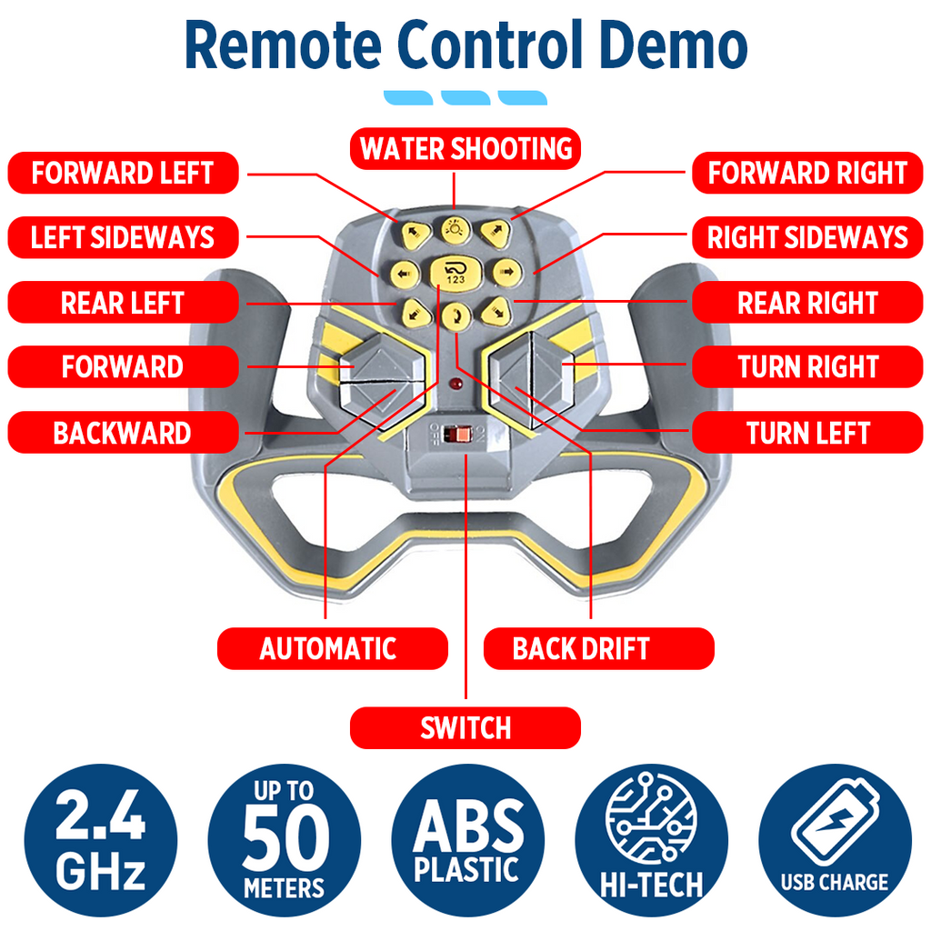 WaterShoot! Off-Road War Tank