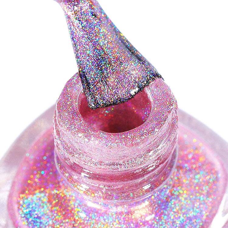 Holographic Laser Nail Polish