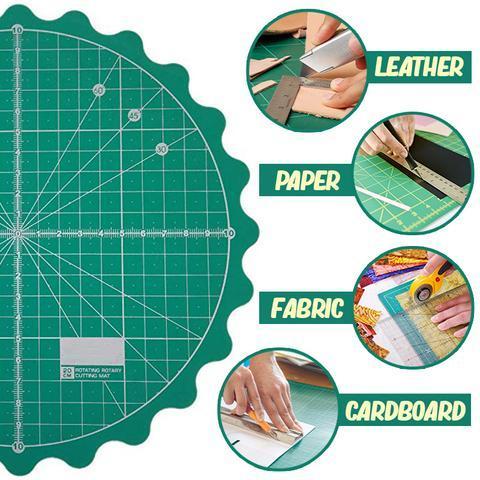 Self-Healing Circle Rotating Cutting Mat