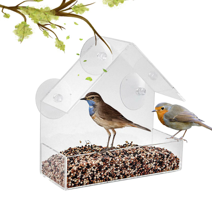 Mountable Clear Bird House