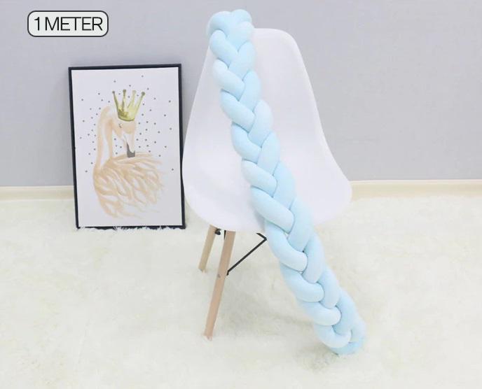 Braided Baby Crib Bumper