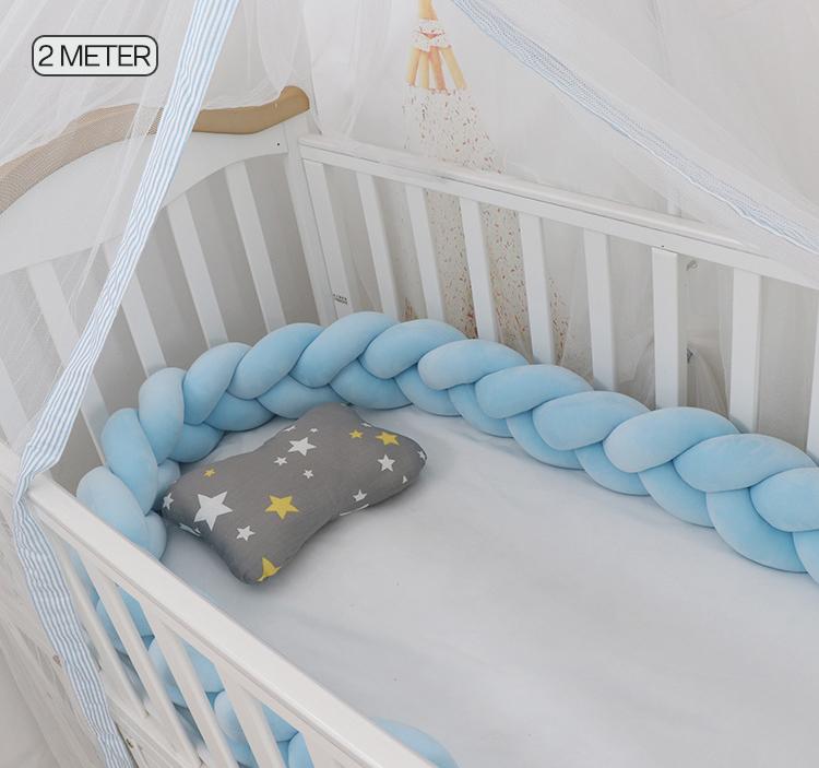 Braided Baby Crib Bumper