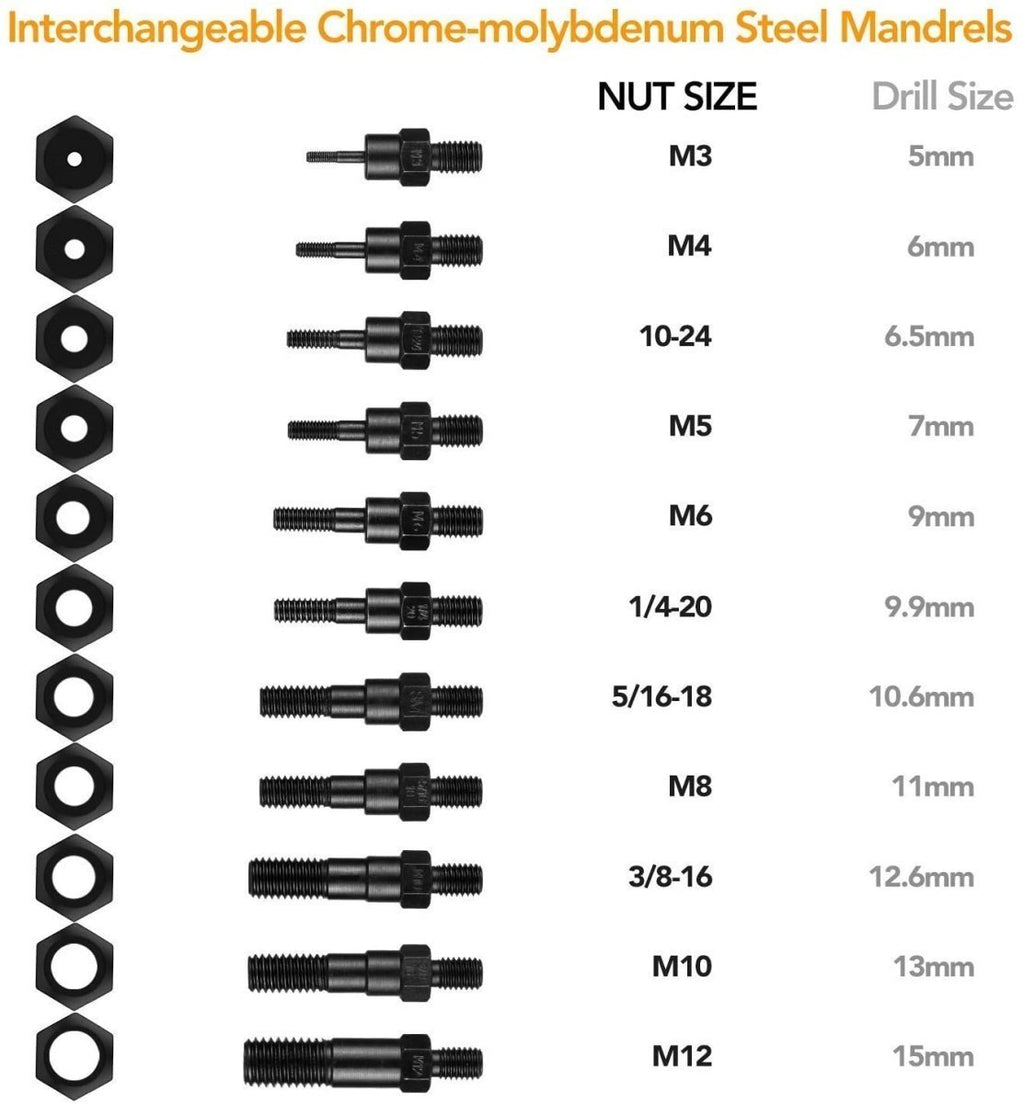 Automatic Rivet Tool Set