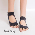 YogaYoga Non-Slip Toeless Yoga Slipper Socks