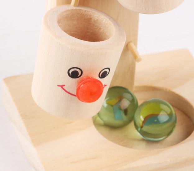 MarbleFun! Clown Wooden Tree Track